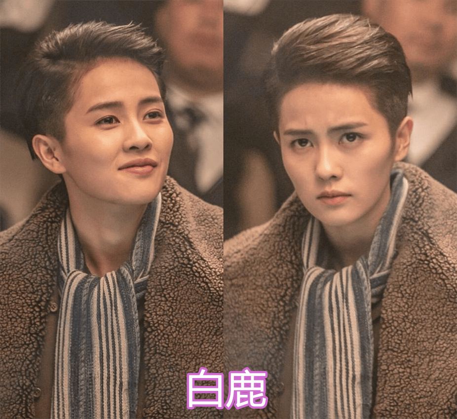 没想到白鹿大背头造型都能如此英气,这发型真不是一般女生能驾驭的了