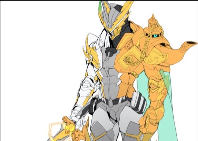 假面骑士:自制版圣刃,飞羽真充满霸气,剑斩贴切忍者_形象_图片_风格