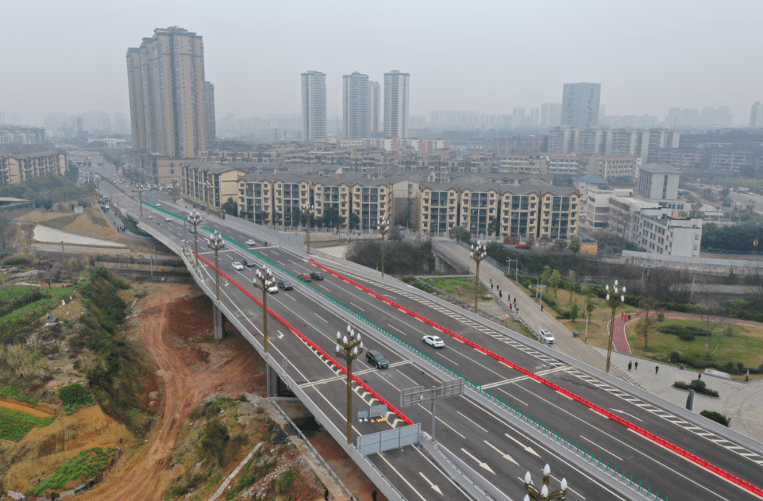 南充将军路大桥试通车啦!带你全程体验一下_顺庆区_嘉陵江_大道