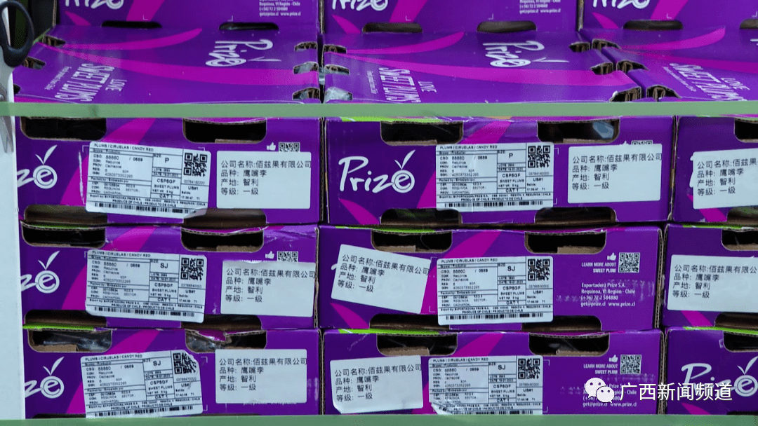 广西海吉星批发市场进口水果批发商 陈先生:在广州已经发车以后,我们