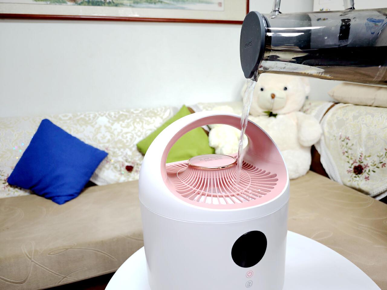 利维斯顿无雾加湿器体验,三重抗菌守护家人健康