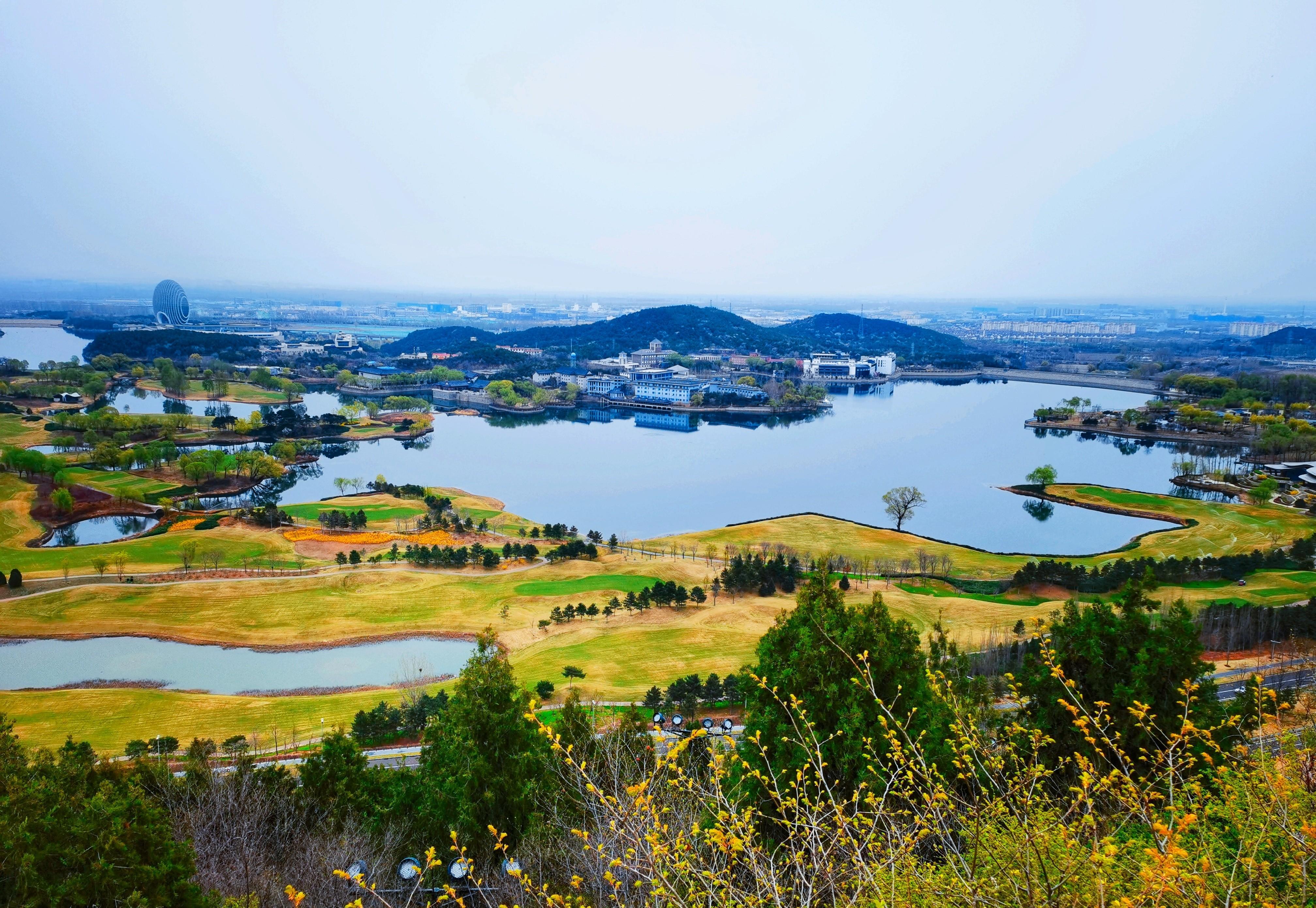 怀柔雁栖湖栈道图片