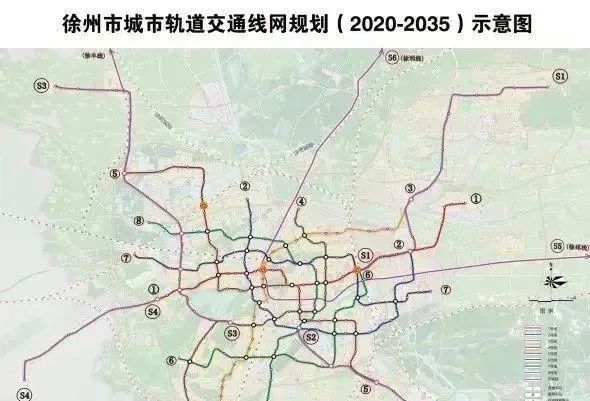 徐州地铁456规划图图片