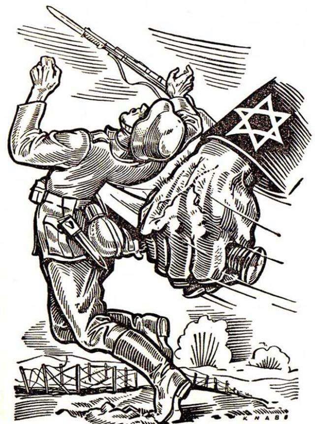 刀刺在背漫画其实并没有,一战时期,德国的犹太人大体还是忠于国家的