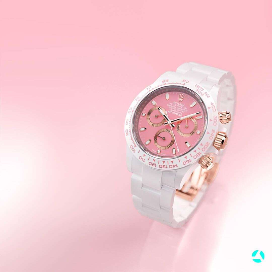 粉红色调的迪通拿,定格了樱花的美丽_的设计_色彩_表盘