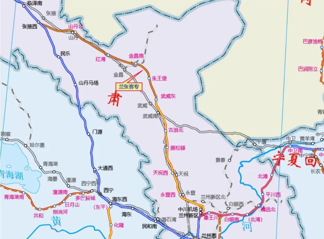 实际上兰张三四线铁路的重要性,除了可以实现河西走廊沿线地区开通