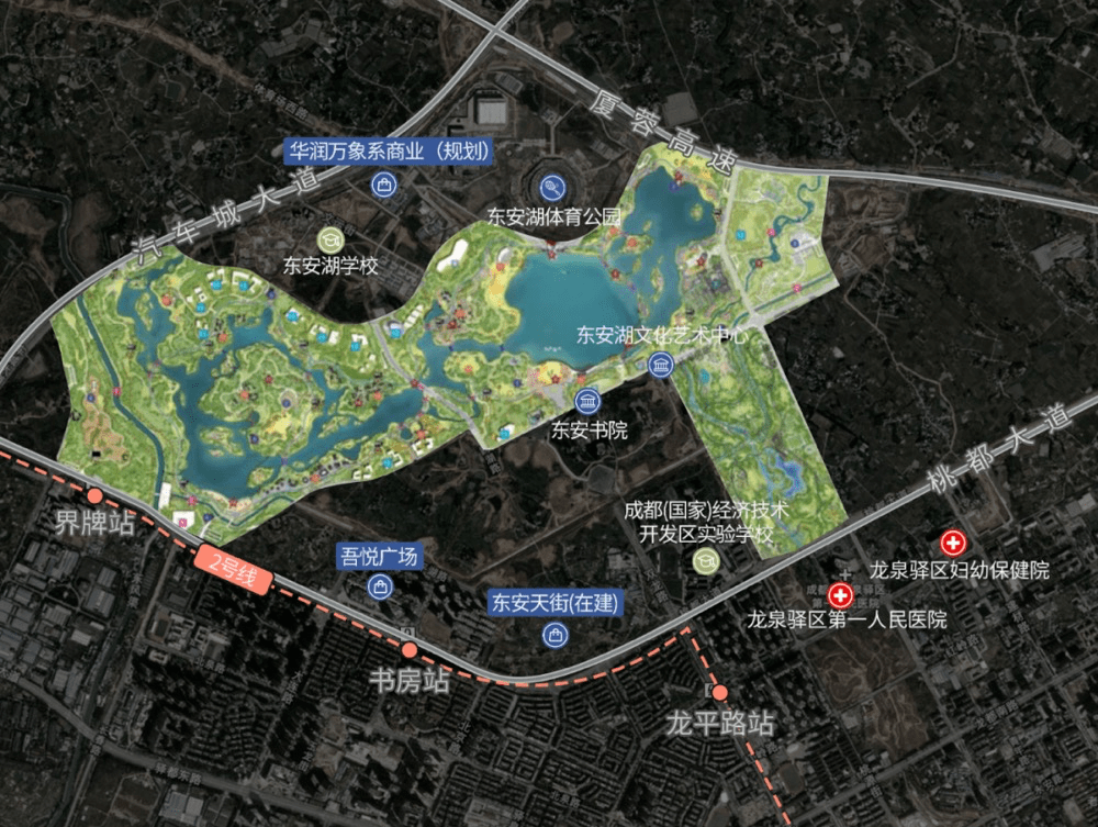 东安湖规划图2020图片