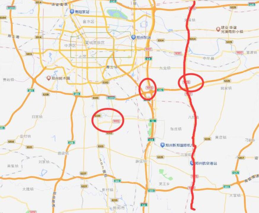 河南这段国道改造工程就要开工了,将建成一条双向8车道的快速路