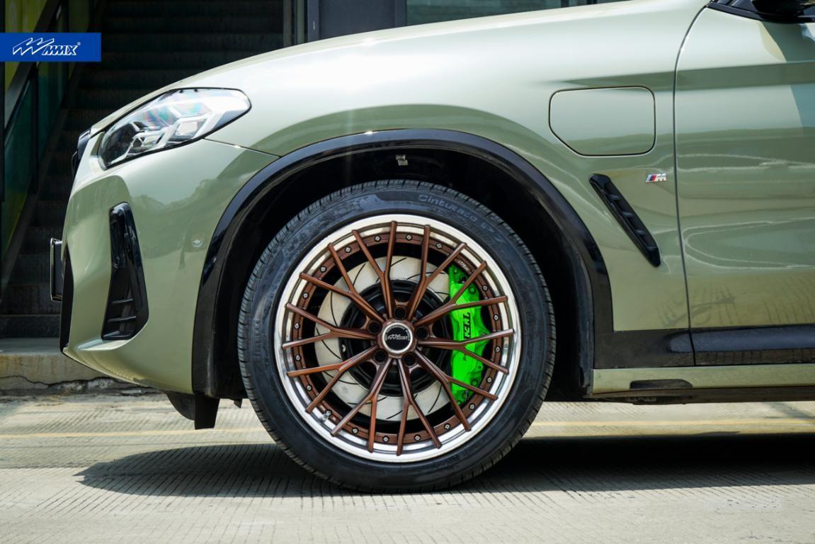 矫健不失优雅,宝马x3升级mmx mf31dl轮毂