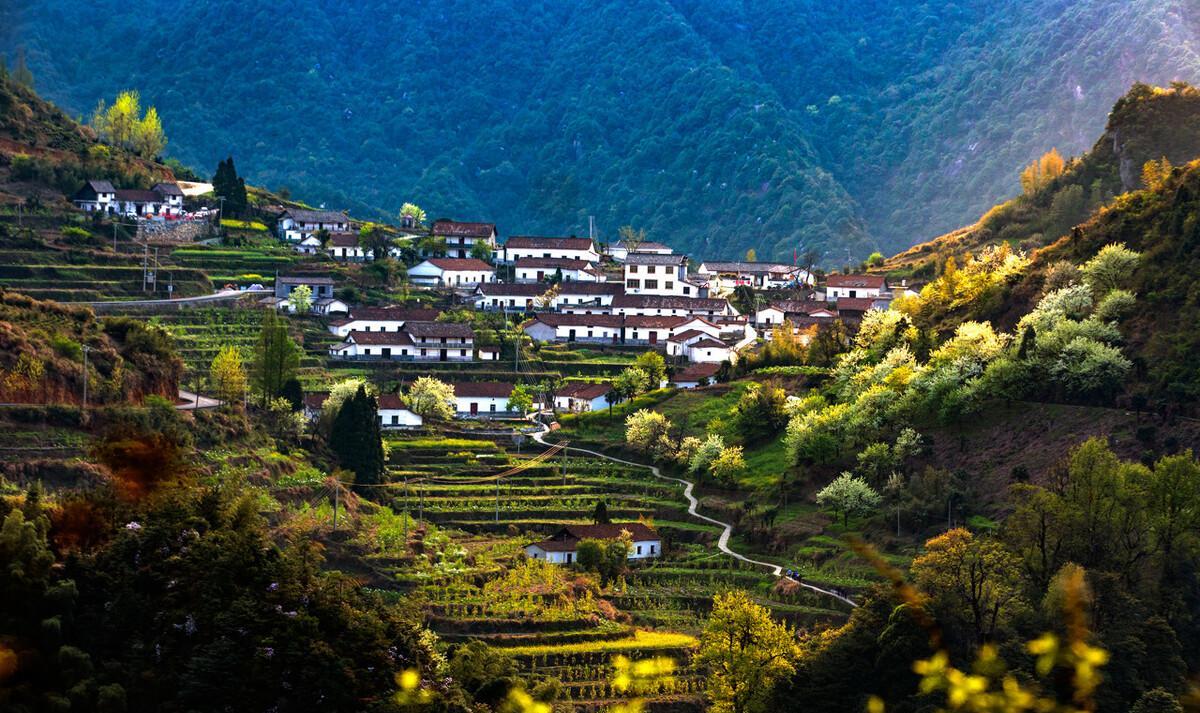 洋塘村,梯田村舍俨然,藏在美丽的江南高原里,是江西传统村落_怀玉乡_