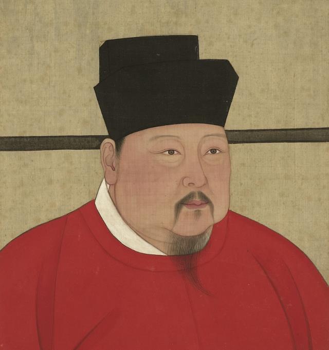 宋真宗画像宋佚名台北故宫博物院藏01宰相丁谓带着文武百官,跪倒在地