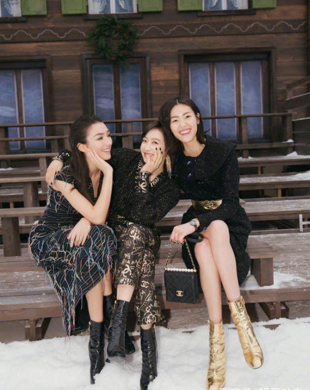 宋茜与好友同框,三美女中依然最夺目!_潮流_活动_时尚