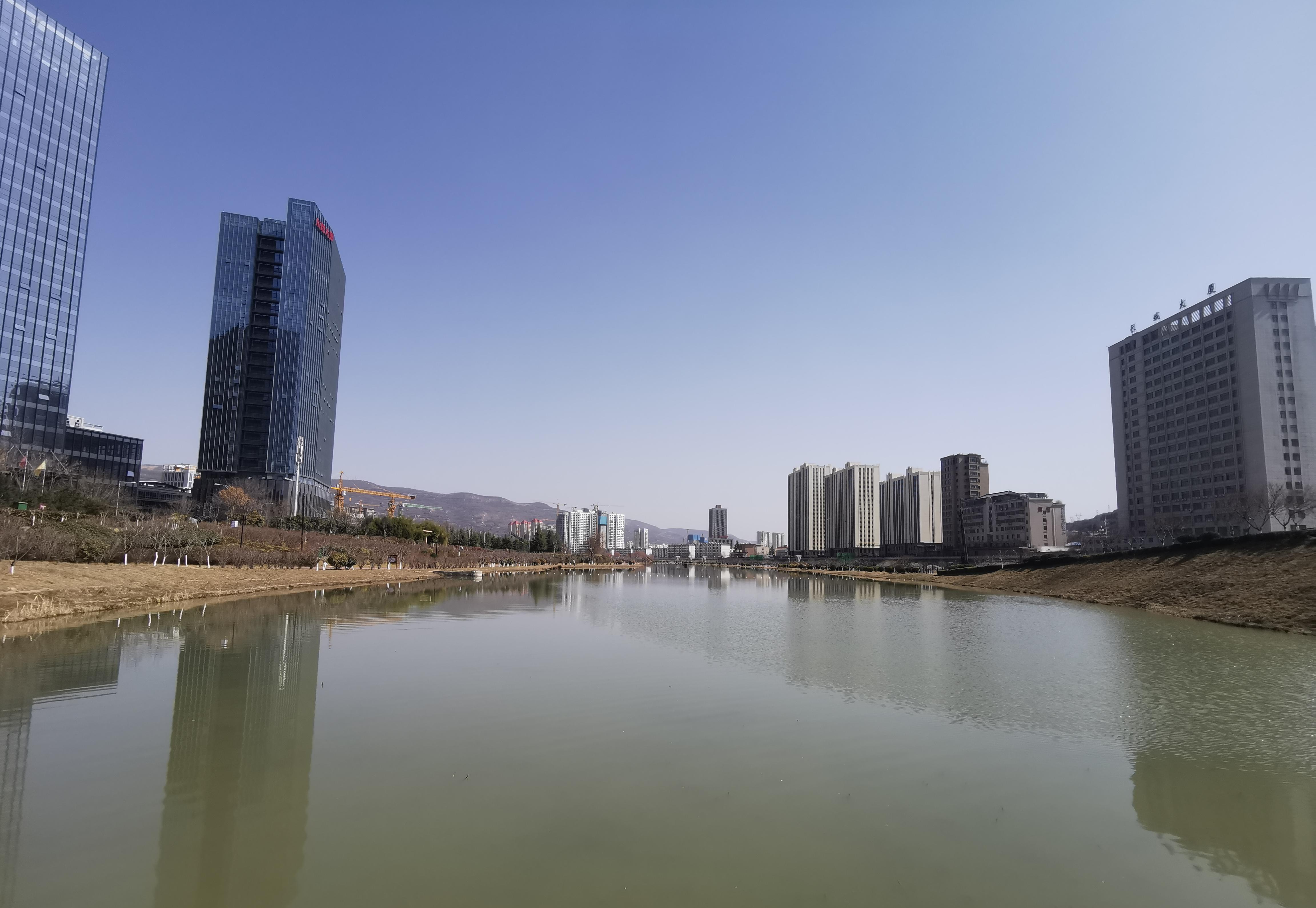 「旅途」天水市秦州区藉河边城市美景随拍_大厦_建设_建筑
