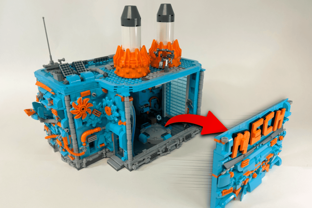 为一个乐高人仔抽抽乐系列的人仔搭建一个大型的场景,这样的作品你