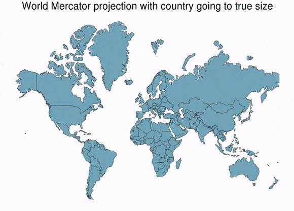 俄罗斯其实没那么大:你所熟悉的"世界",与真实世界大有不同_地图_人们