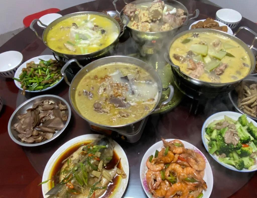 晒晒信阳人过年吃什么,过个年要花1万多块_潢川_腊肉_食材