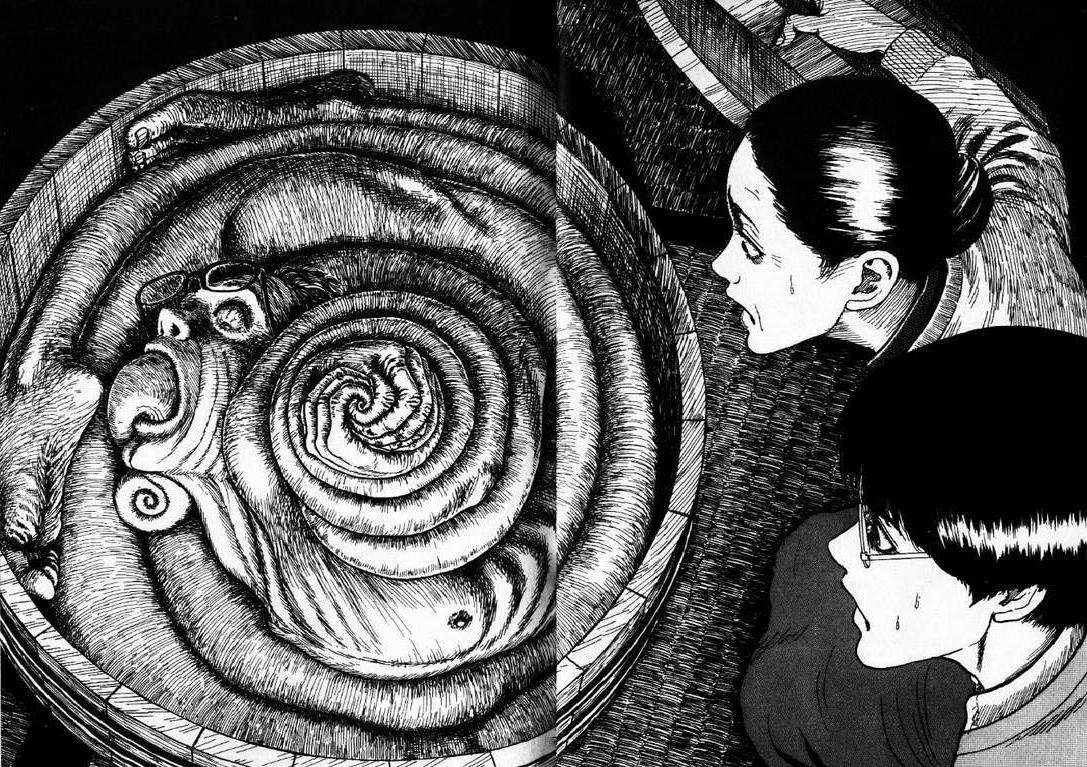 《漩涡》是伊藤润二脑洞最大,整体故事最精彩紧凑的小说
