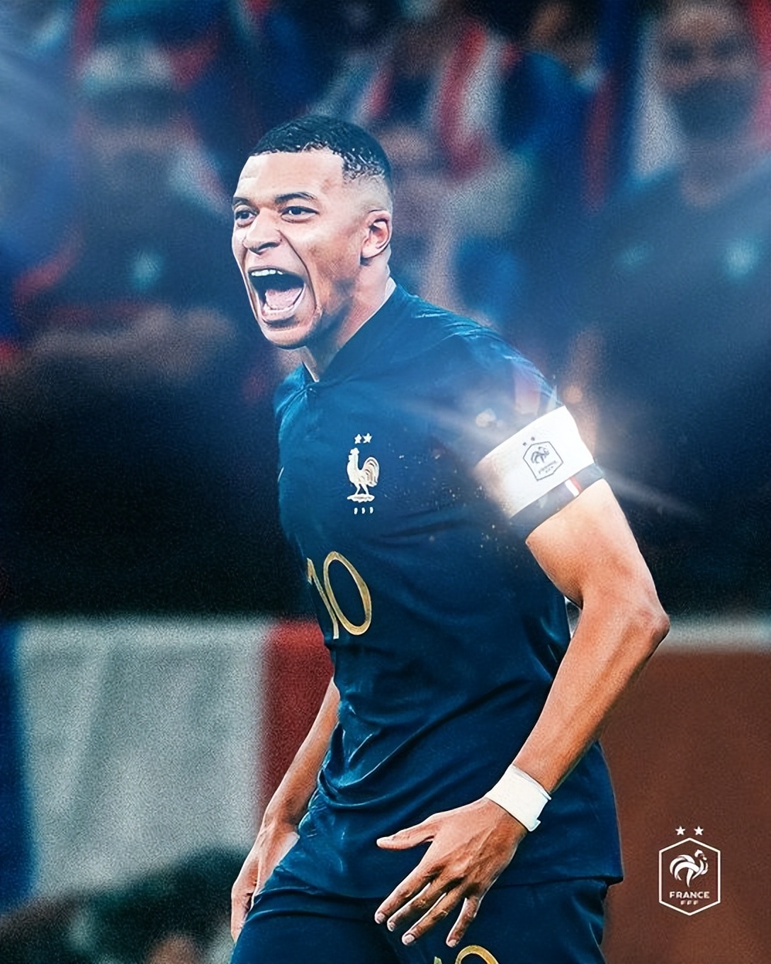 24岁的姆巴佩在2017年首次代表法国大国脚,至今66次为国家队上阵.