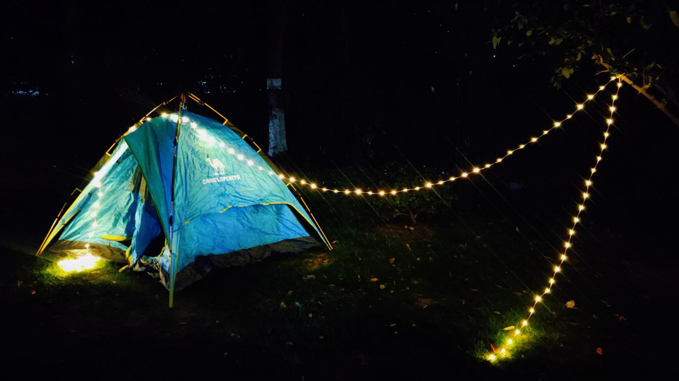 3秒快速收线，纳拓户外星河露营灯，让露营更简单快乐