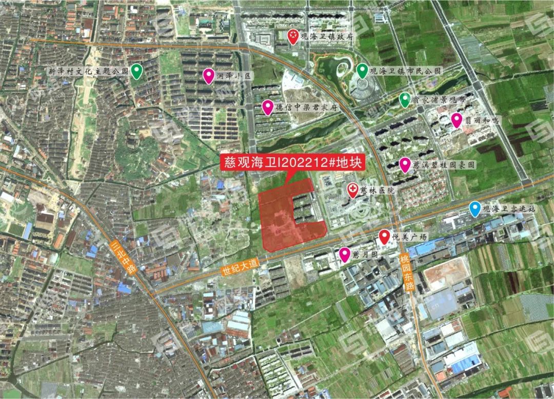 慈溪观海卫镇一宗用于安置的商品住房用地将于4月14日开拍!
