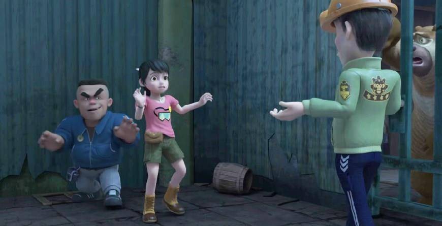 熊出没:赵琳为找虎妞遇到的五件危险事情,有一次还是因为光头强_飞机