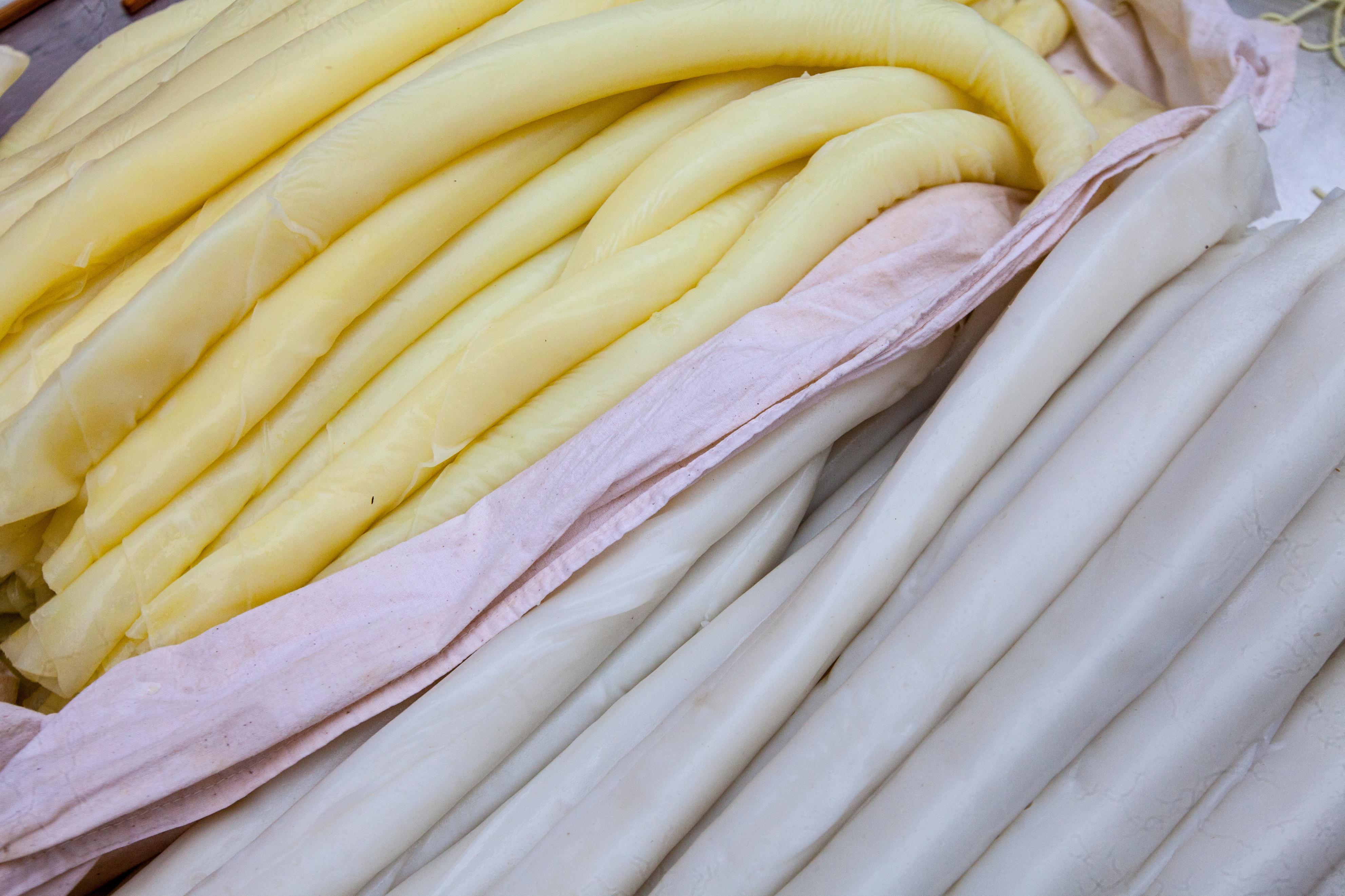 历史传承给安岳米卷精致的基因,它不仅做工精细,其选料也是相当考究