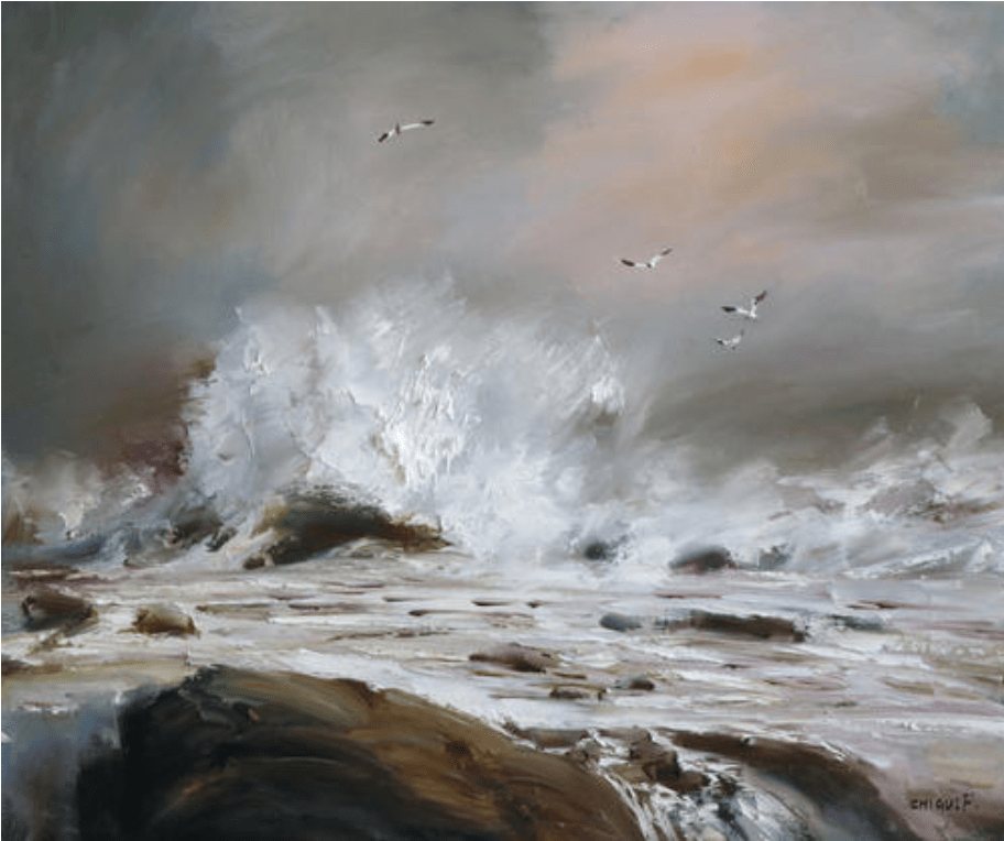 高尔基《海燕》| 就让暴风雨来得更猛烈些吧!_乌云_闪电_海浪