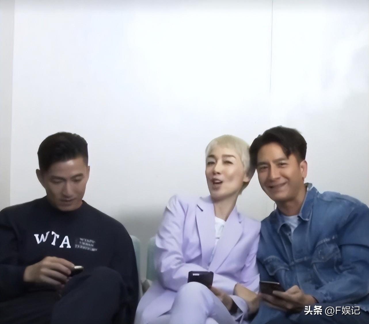 马国明江美仪直播互动很搞笑 两人重提以前的亲吻亲热戏份相当逗