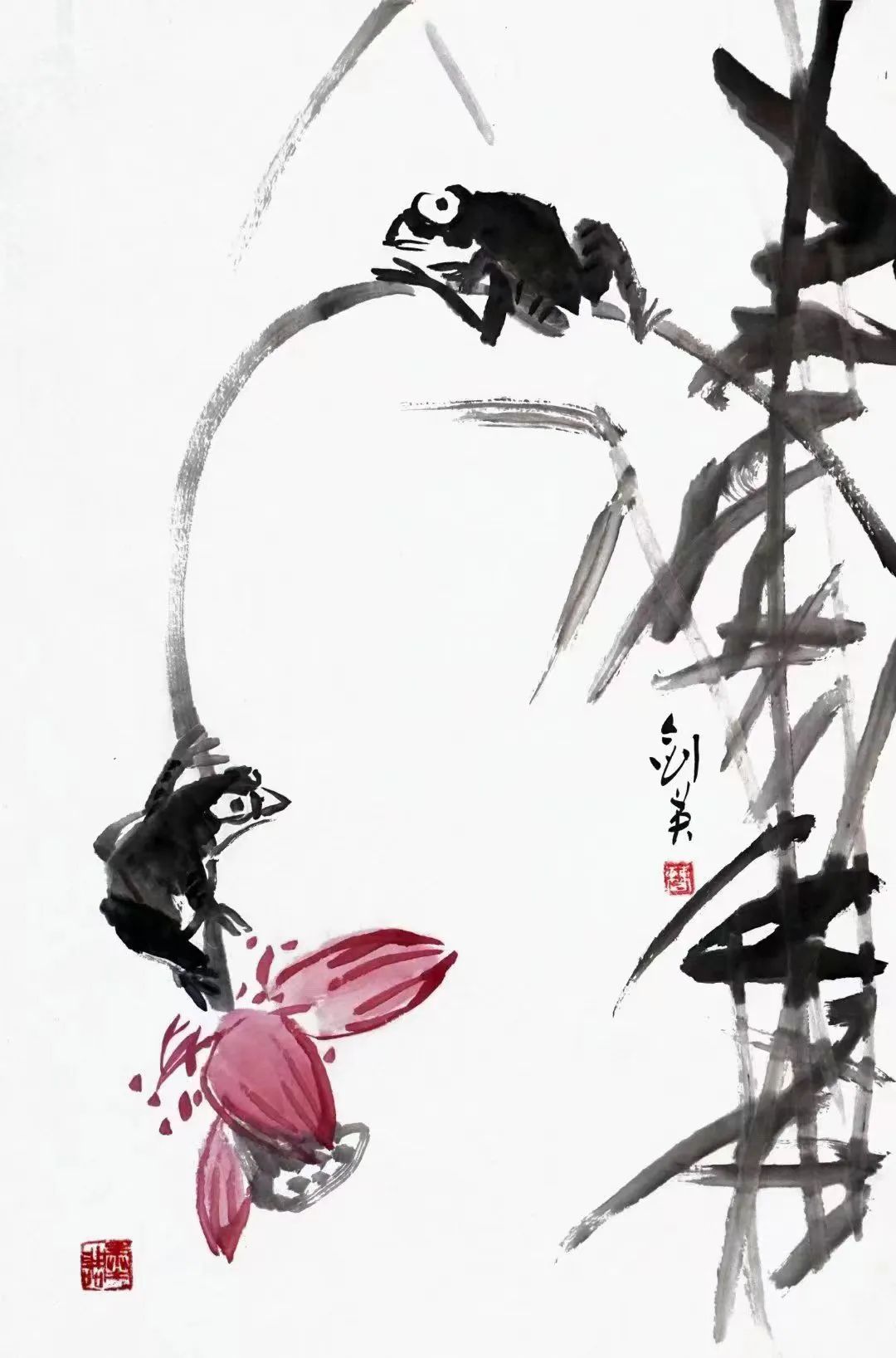 【作品鉴赏】出版有《曹剑英花鸟画集》並山东泰山美术馆和天津经济