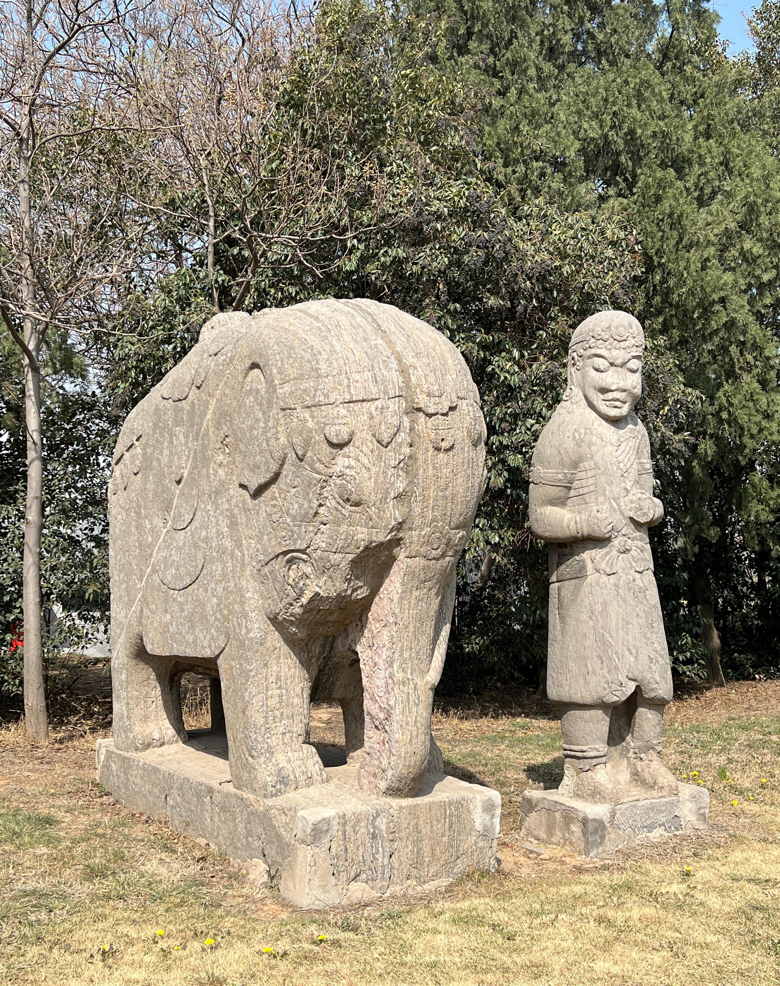 宋真宗赵恒永定陵,位于河南巩义蔡庄北.