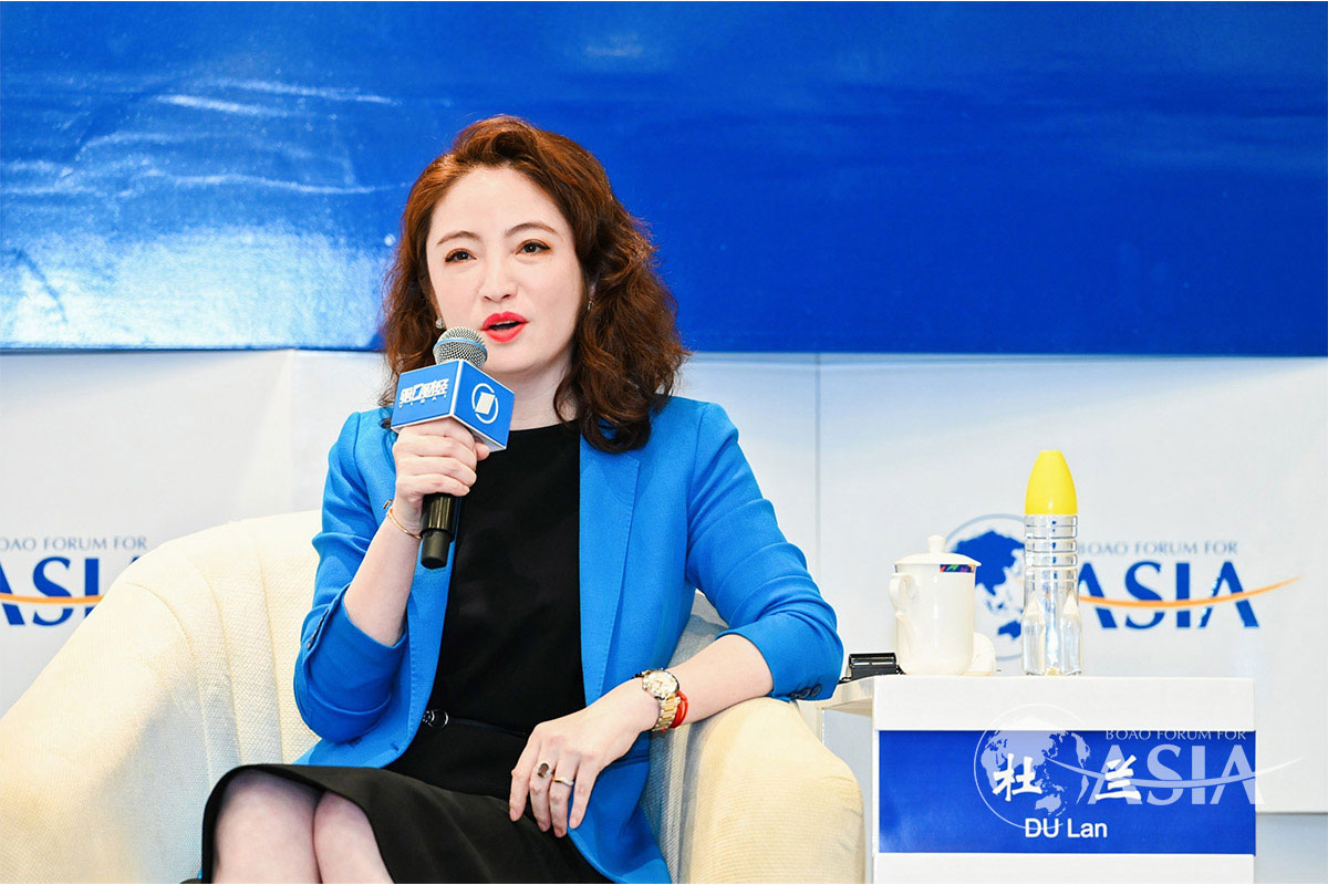 在博鳌亚洲论坛上,科大讯飞高级副总裁杜兰发表观点