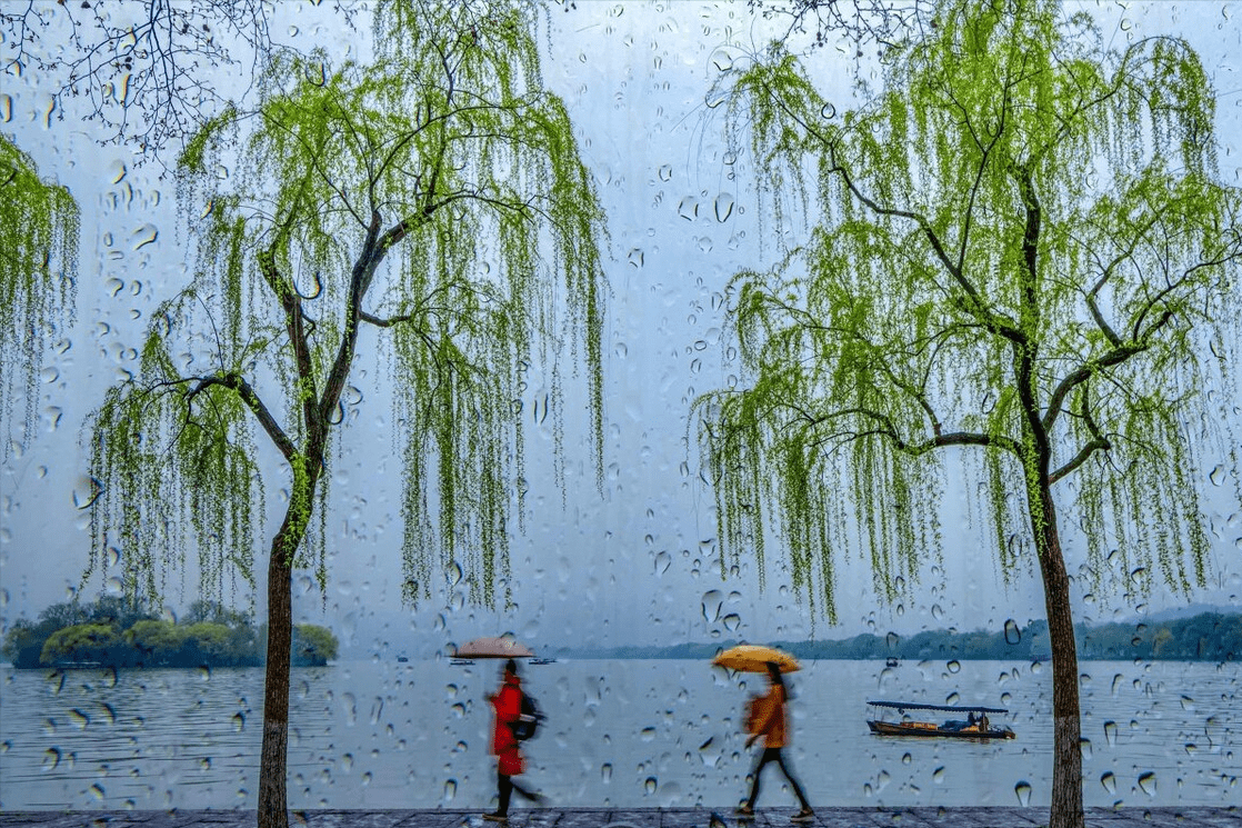 清明雨上图片唯美图片