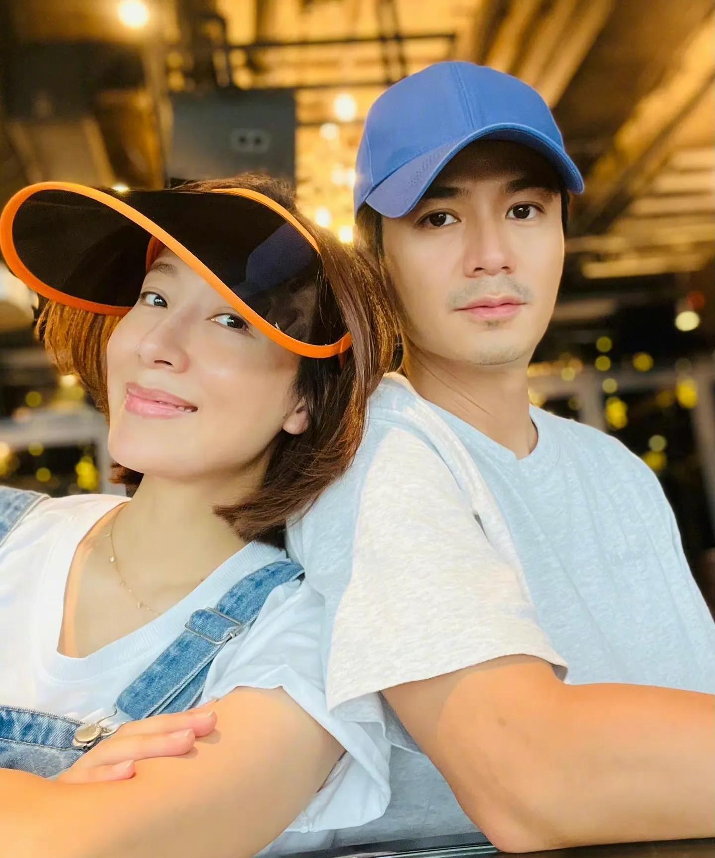 杨怡夫妇带女儿参加消防亲子活动,罗仲谦手把手教学小珍珠超有爱_照片