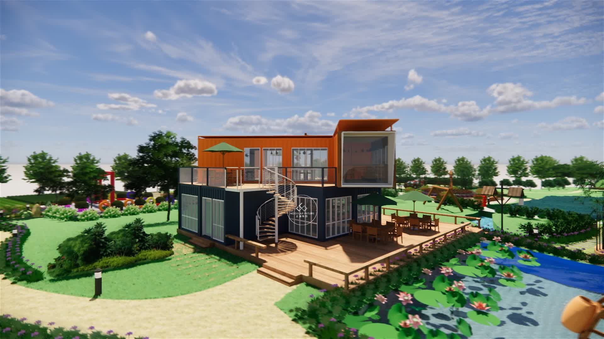 打造新型餐厅形式——特色集装箱农庄,集装箱农家乐_进行_经营_模式