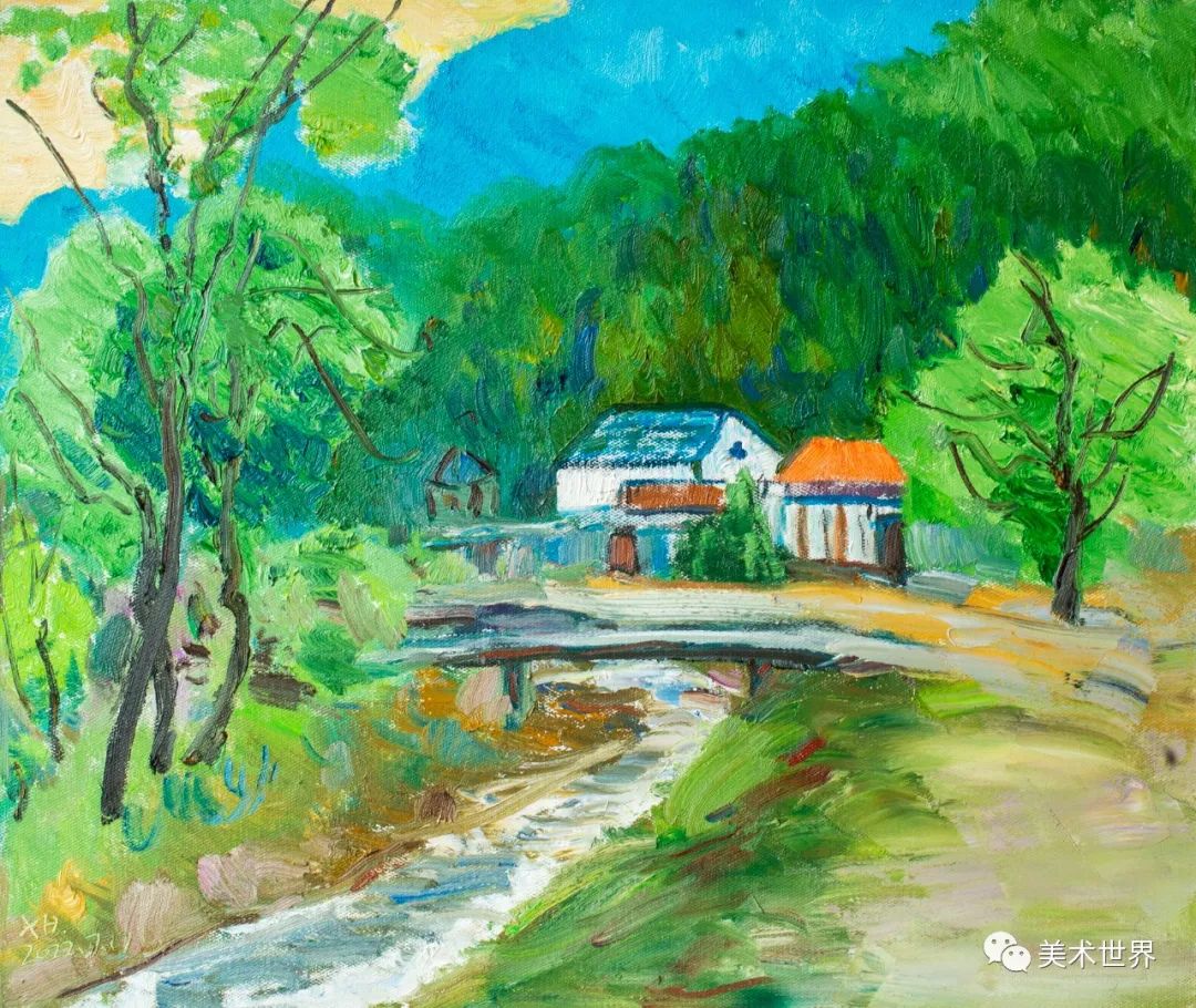 中国美术世界丨林晓晖 ——油画写生作品欣赏_画布_cm_母亲