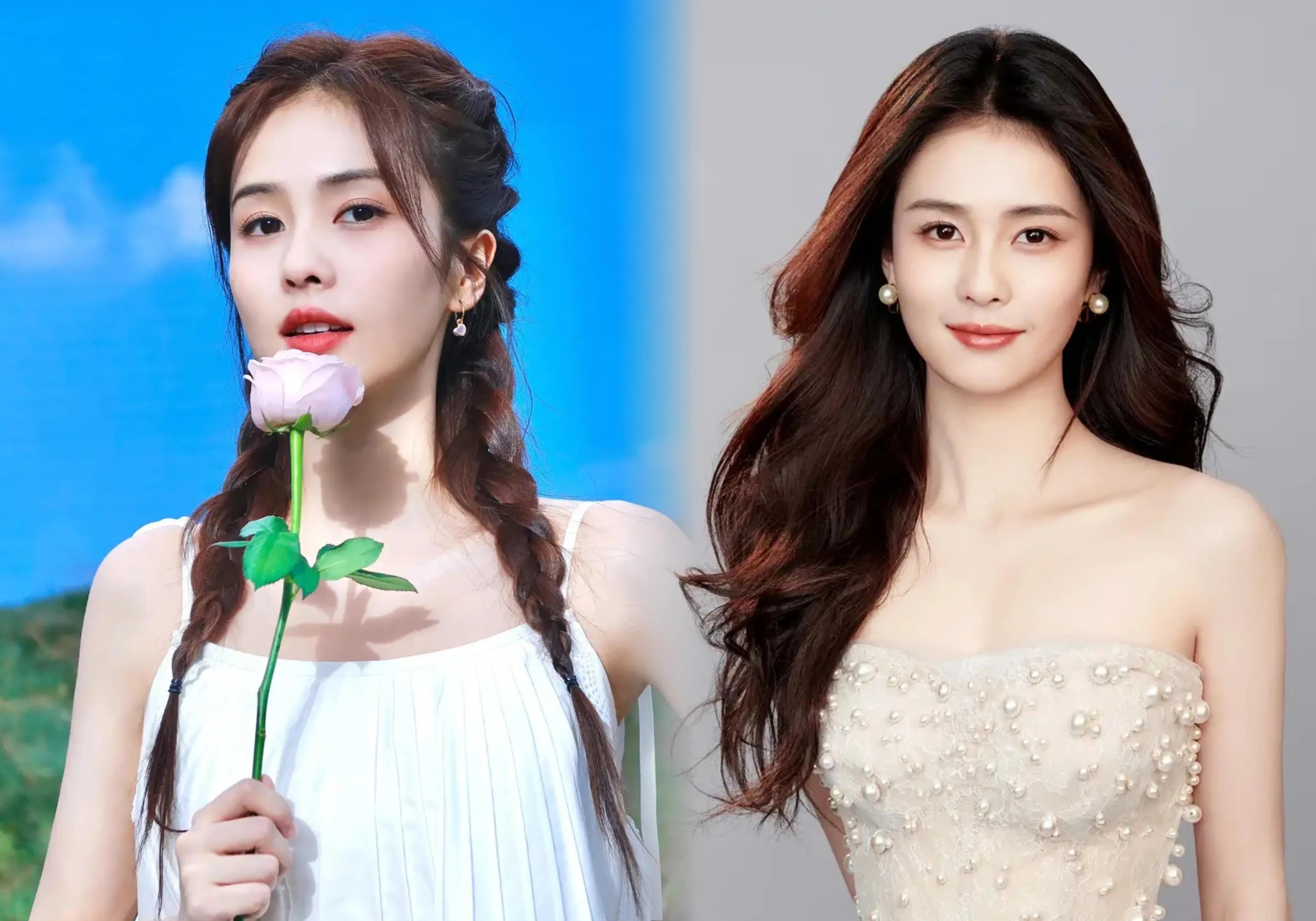 95花配赵露思虞书欣比90花杨紫,白鹿的崛起有多快?