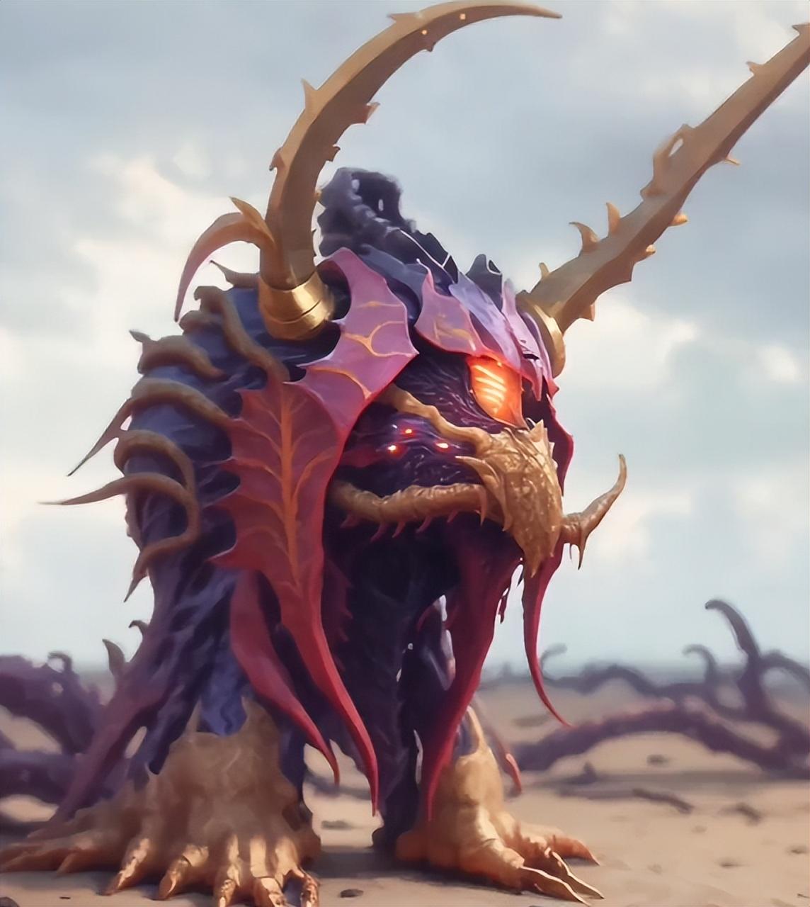 用ai重塑《雷欧奥特曼》里的"圆盘生物",这形象压迫感不就来了_对比