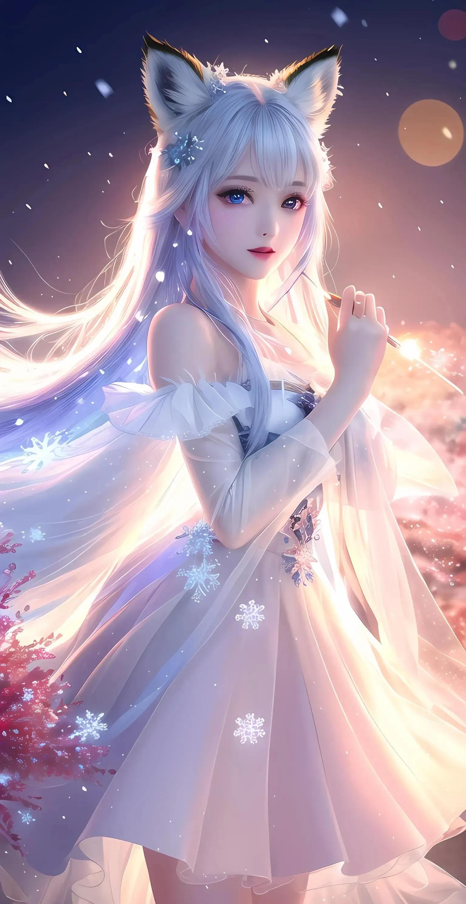 ai绘画美少女超清手机壁纸_二次元_应用_创作