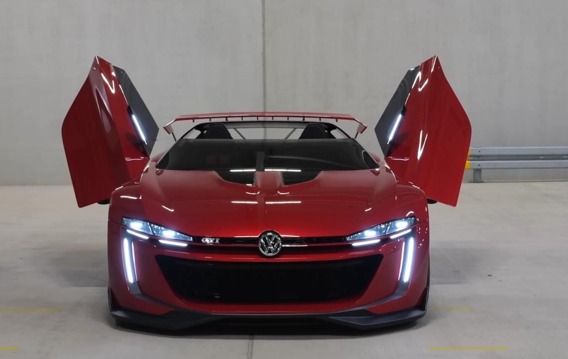 这款车gti roadster敞篷跑车令人惊讶,但因诸多原因,最终没有量产