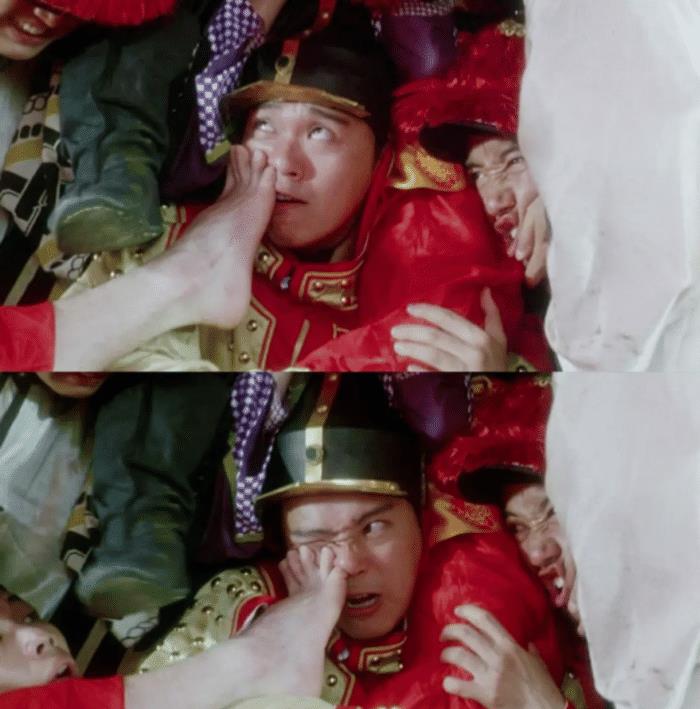 1992年,李嘉欣把脚趾插进周星驰鼻孔,成就了一段经典镜头_王晶_电影