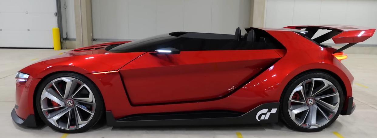 高尔夫gti roadster:3.6秒,500匹,剪刀门你见过吗?