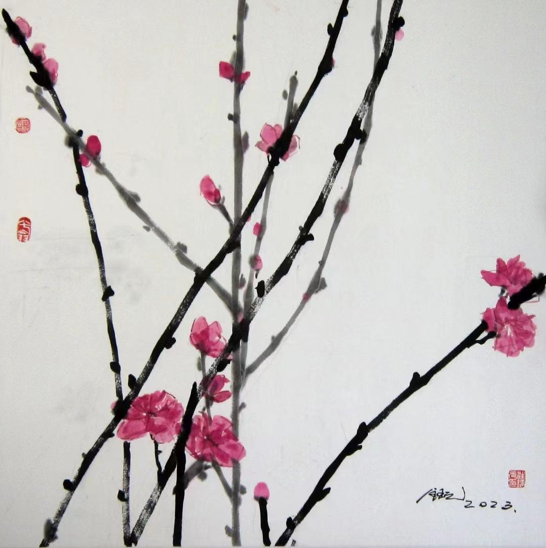 水彩画家汪钰元_江南长_作品_彩墨画