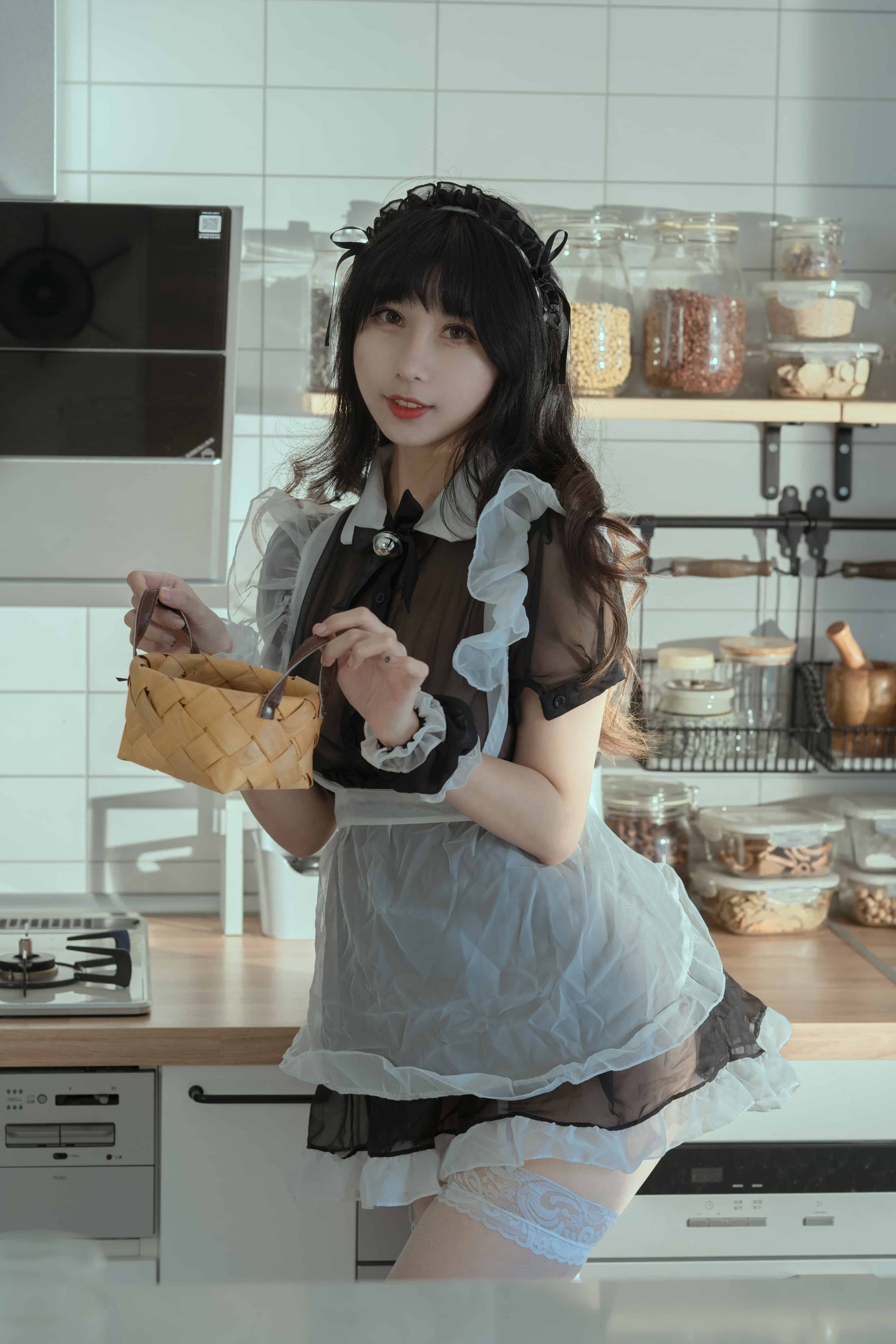 云溪溪~神明少女~超精美cosplay美图图包~cos写真合集_作品_岛田_马甲