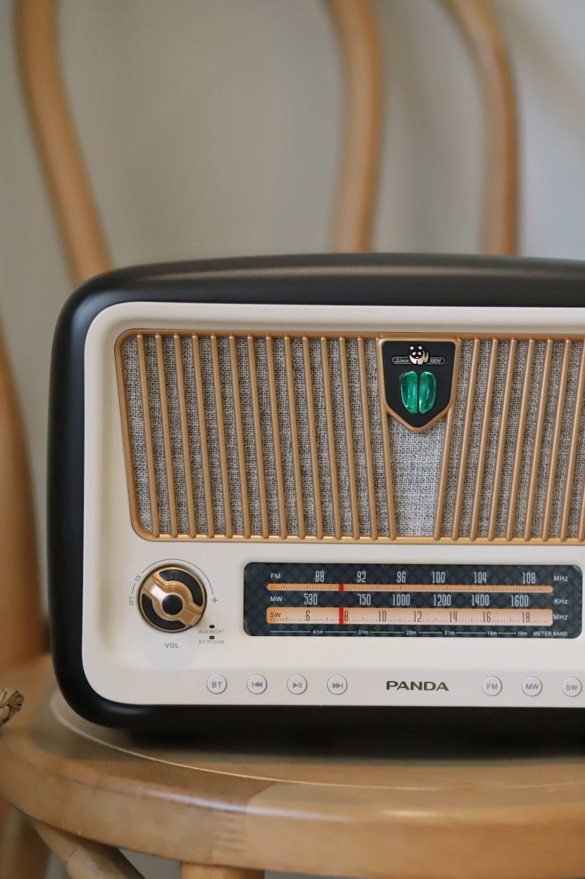 旧时收音情怀与现代科技邂逅,熊猫1936 d85复古收音机蓝牙音响体验