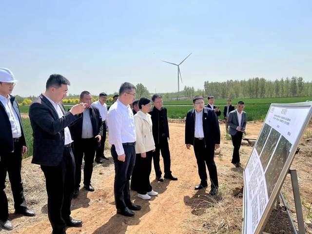 滦平县人民政府马学敏县长一行莅临中创联控能源发展公司考察调研