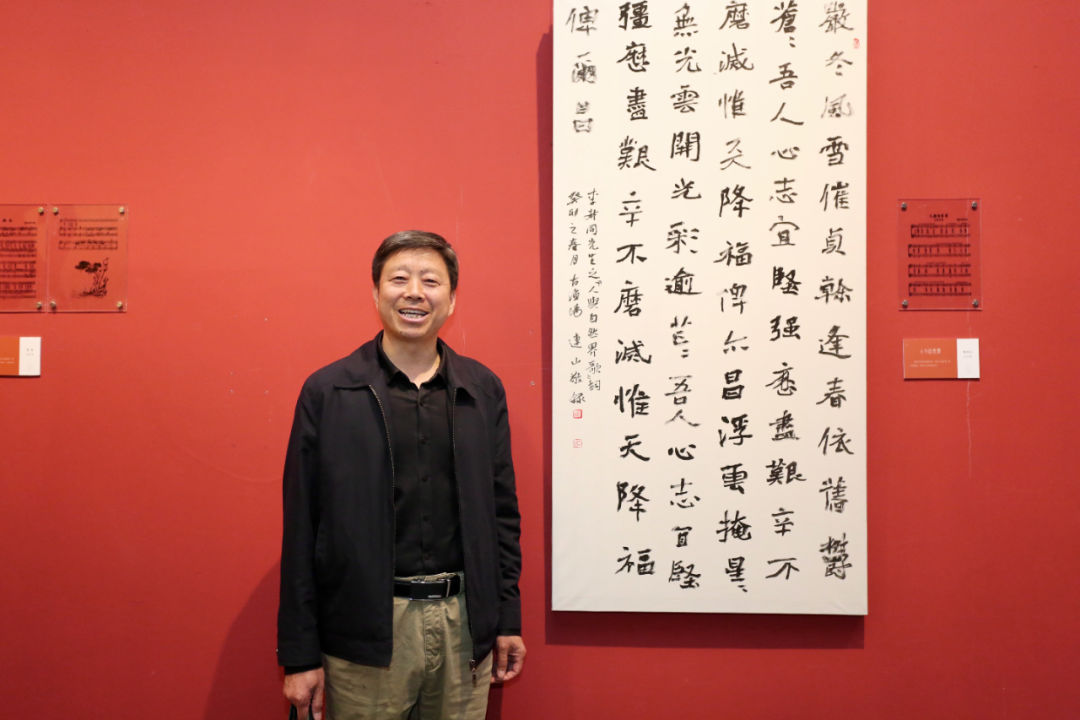 "春游——李叔同歌词书法邀请展"在天津美术馆开幕_展览_李锋_作品