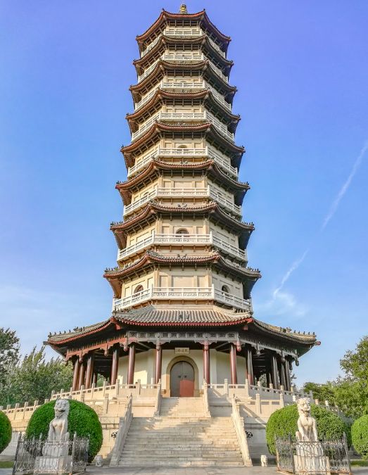 天津有哪些古塔值得游览_钟鼎_塔内_楼梯