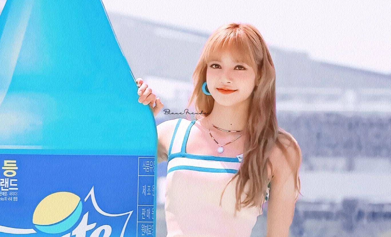 lisa雪碧活动夏日清凉少女