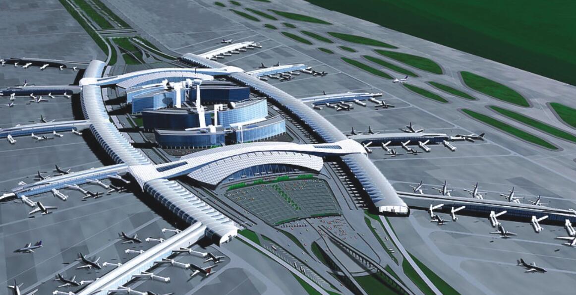 在长三角地区,正在规划建设的上海第三机场,也仅500亿的投资