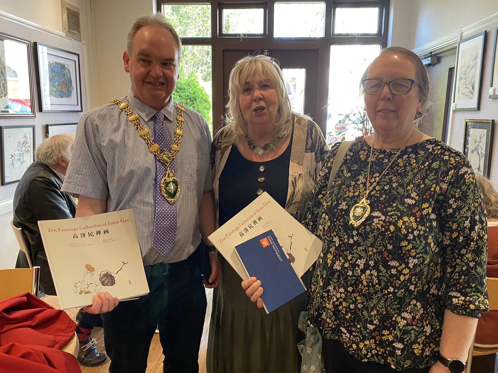 禅画出海《高济民禅画》在牛津艺术周开幕式首发_徐之腾_重庆_杨松涛